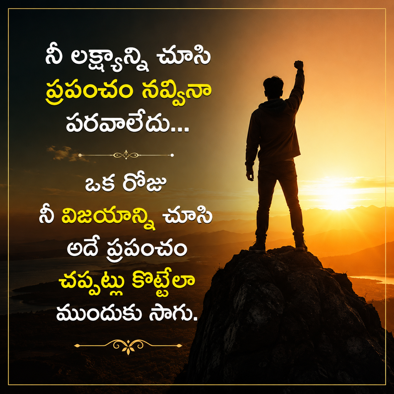 motivational quotes in telugu