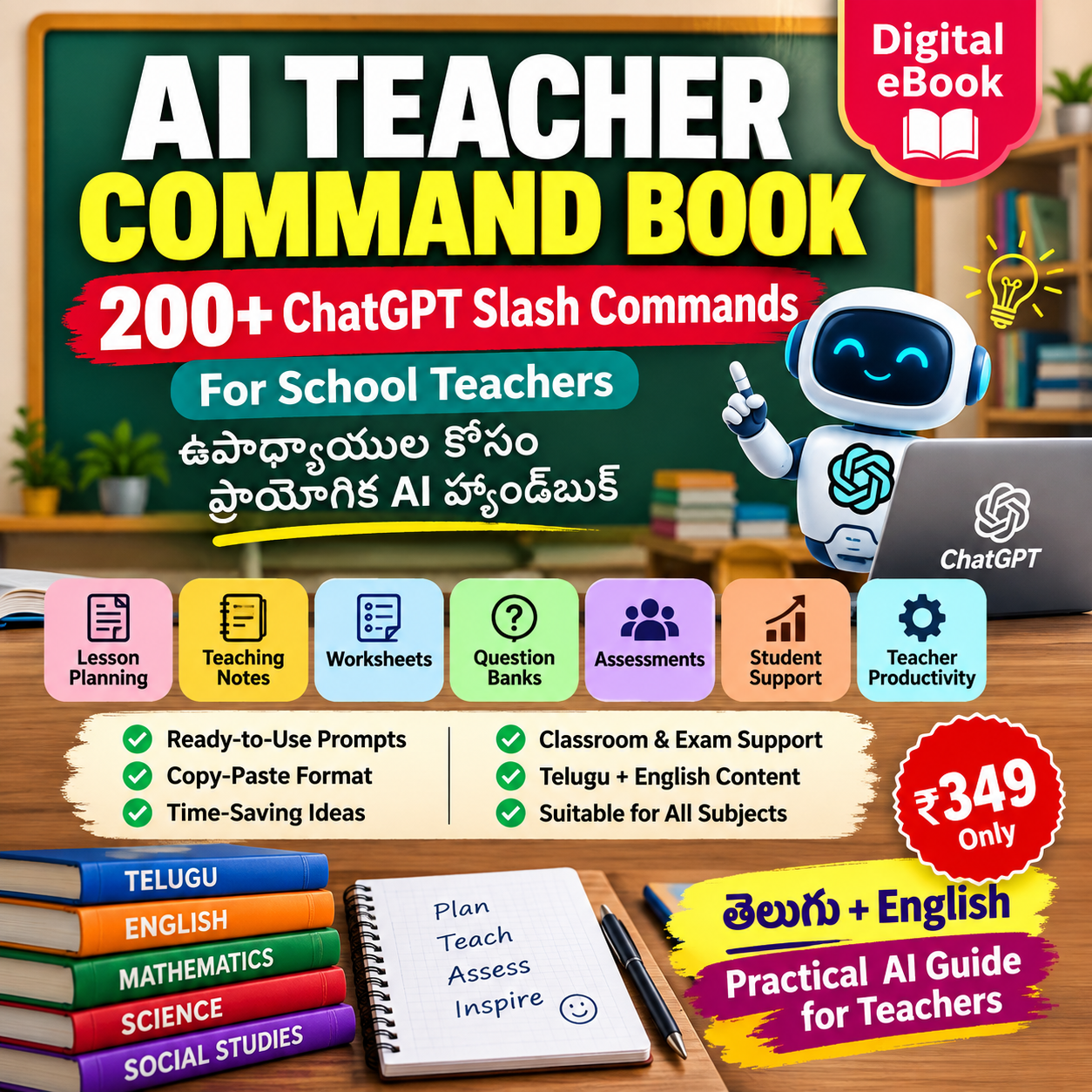 ai teacher command book